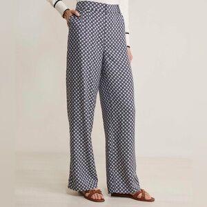 Vineyard Vines luxe trouser in daisy print